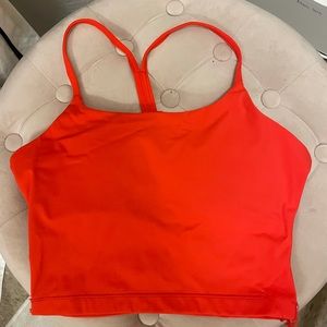 Red athletic tank